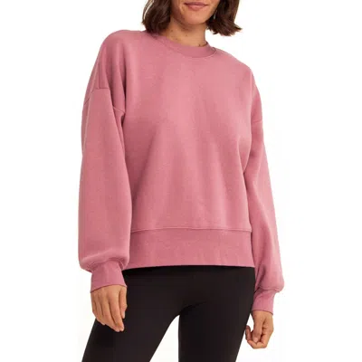 Threads 4 Thought Blaise Triblend Fleece Sweatshirt In Pink
