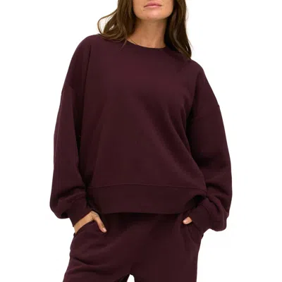 Threads 4 Thought Blaise Triblend Fleece Sweatshirt In Ultra Maroon