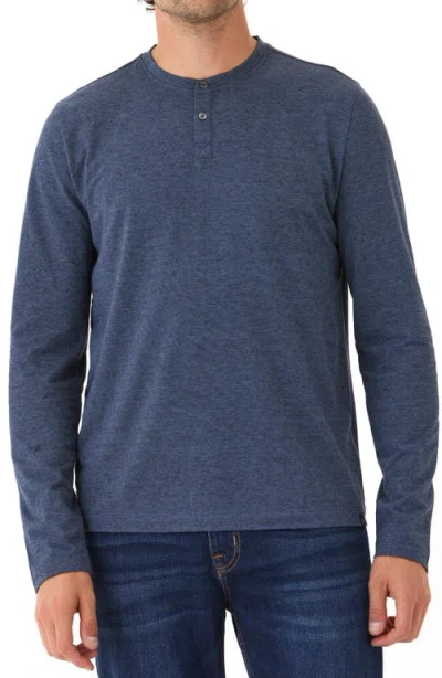 Threads 4 Thought Braeden Slub Long Sleeve Henley In Larkspur