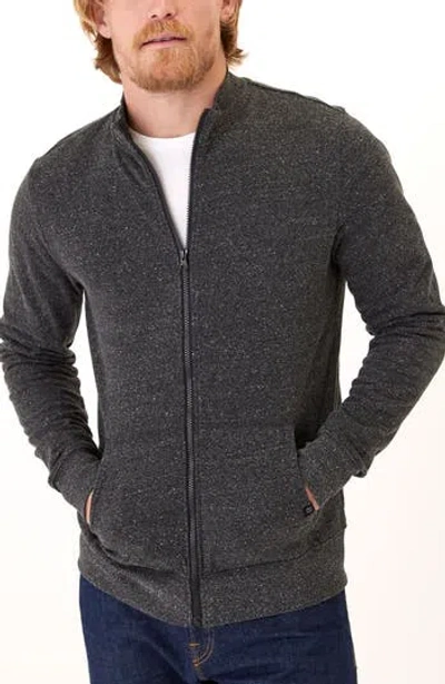 Threads 4 Thought Brandon Knit Zip-up Jacket In Black