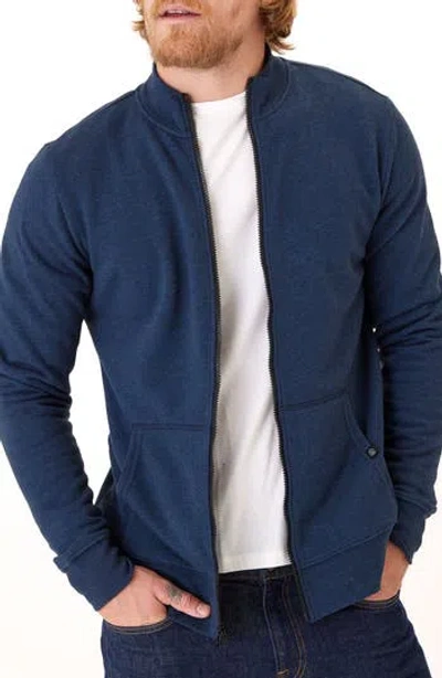 Threads 4 Thought Brandon Knit Zip-up Jacket In Blue