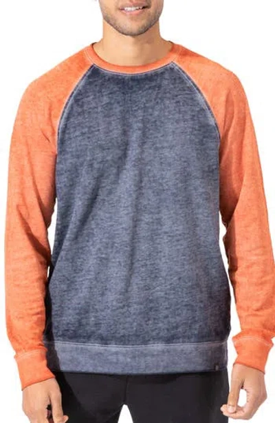 Threads 4 Thought Burnout Raglan Crewneck Sweatshirt In Gray