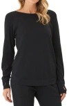 Threads 4 Thought Cannon Feather Fleece Tunic In Black