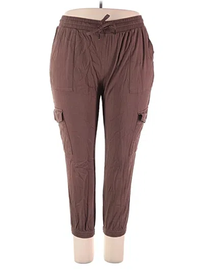 Pre-owned Threads 4 Thought Cargo Pants In Brown