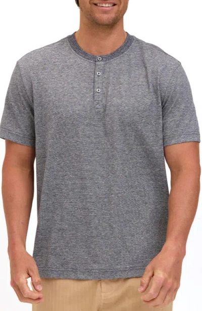 Threads 4 Thought Carlos Short Sleeve Henley In Gray