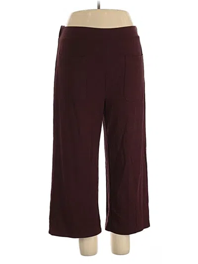 Pre-owned Threads 4 Thought Casual Pants In Burgundy