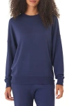 Threads 4 Thought Cathy Boyfriend Feather Fleece Sweatshirt In Blue