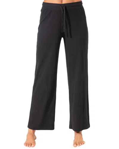 Threads 4 Thought Cherie Wide Leg Rib Pant In Black