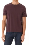 Threads 4 Thought Chester Classic Short Sleeve Henley In Peppercorn