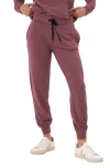 Threads 4 Thought Connie Fleece Joggers In Rosewood/black