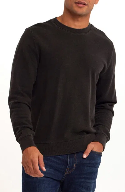 Threads 4 Thought Corey Organic Cotton Terry Sweatshirt In Black