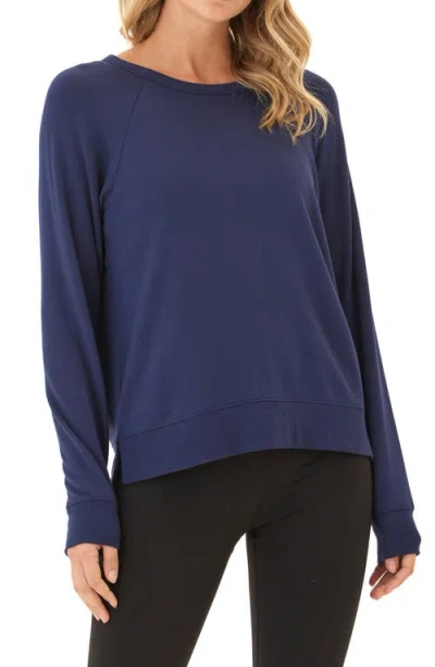 Threads 4 Thought Danica Feather Fleece Crisscross Sweatshirt In Stargazer