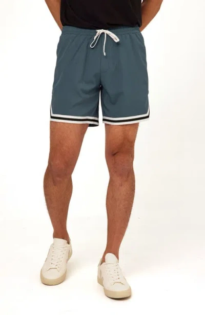 Threads 4 Thought Darren Essential Drawstring Shorts In Blue