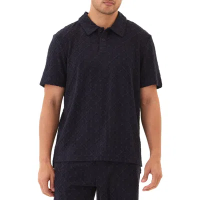 Threads 4 Thought Darryn Jacquard Knit Polo