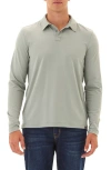 Threads 4 Thought Darryn Luxe Long Sleeve Polo In Boulder