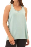 Threads 4 Thought Dawn Terry Twist Tank In Blue