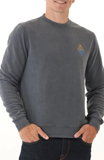 Threads 4 Thought Diamond Graphic Mineral Wash Sweatshirt In Gray