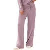 Threads 4 Thought Diane Fleece Wide Leg Sweatpants In Purple