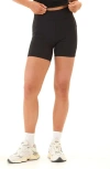 Threads 4 Thought Elena High Waist Pocket Bike Shorts In Black