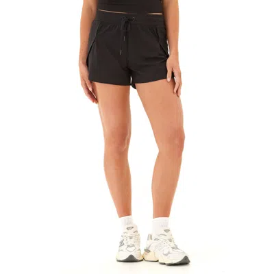 Threads 4 Thought Elenora Jersey Tulip Hem Shorts In Black