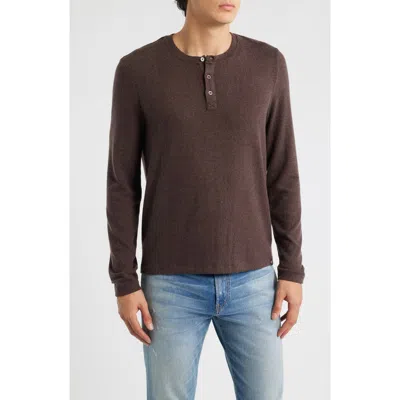 Threads 4 Thought Elias Heathered Henley In Brown