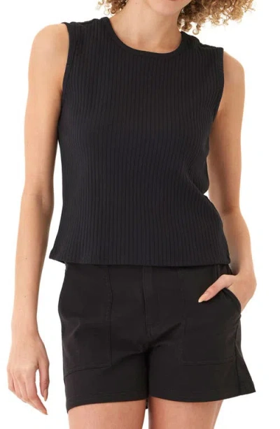 Threads 4 Thought Emilia Stretch Organic Cotton Rib Tank In Black