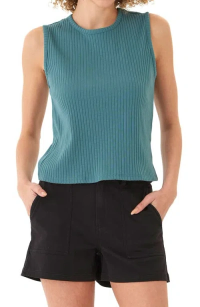 Threads 4 Thought Emilia Stretch Organic Cotton Rib Tank In Watercress