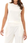 Threads 4 Thought Emilia Stretch Organic Cotton Rib Tank In White