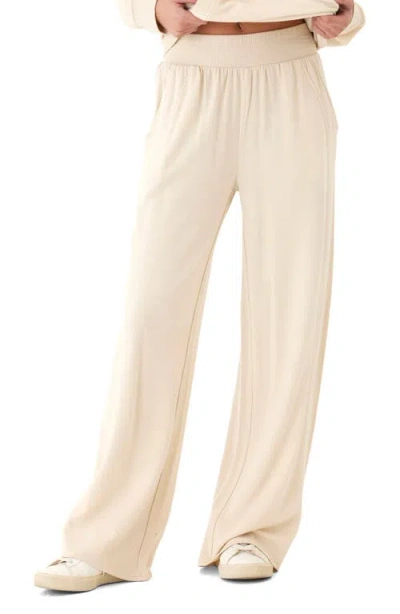 Threads 4 Thought Esmeralda Feather Wide Leg Pants In Brown
