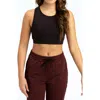 Threads 4 Thought Eva Crossover Sports Bra In Jet Black