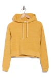 Threads 4 Thought Fleece Crop Hoodie In Orange