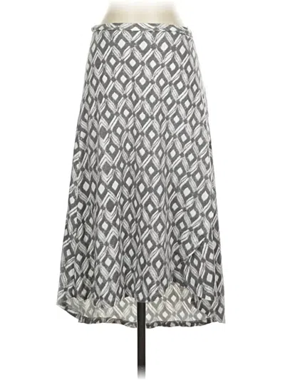 Pre-owned Threads 4 Thought Formal Skirt In Silver