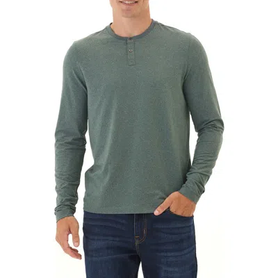 Threads 4 Thought Frederick Luxe Stretch Jersey Henley In Green