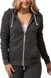 Threads 4 Thought Full Zip Hoodie In Heather Black