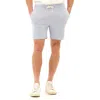 Threads 4 Thought Garrett Drawstring Fleece Shorts In Sea Mist