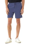 Threads 4 Thought Garrett Mineral Wash Fleece Drawstring Shorts In Stargazer
