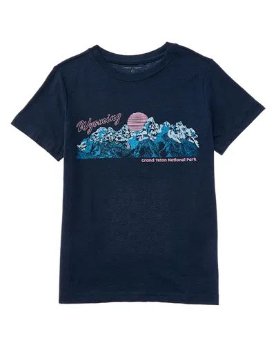 Threads 4 Thought Kids' Grand Teton Graphic T-shirt In Blue