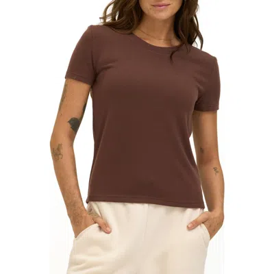 Threads 4 Thought Gwenda Crewneck T-shirt In Coffee