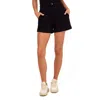 Threads 4 Thought Gwyneth Smocked Pull-on Shorts In Black