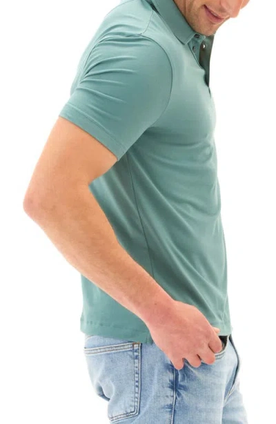 Threads 4 Thought Henrique Luxe Jersey Polo In Watercress