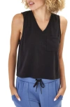Threads 4 Thought Hera V-neck Triblend Tank In Black