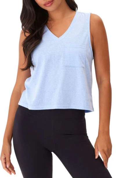 Threads 4 Thought Hera V-neck Triblend Tank In Dewdrop