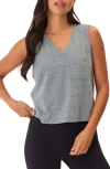 Threads 4 Thought Hera V-neck Triblend Tank In Seagrass