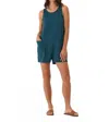Threads 4 Thought Ingrid Sleeveless Romper In Blue