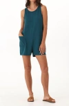 Threads 4 Thought Ingrid Sleeveless Romper In Green