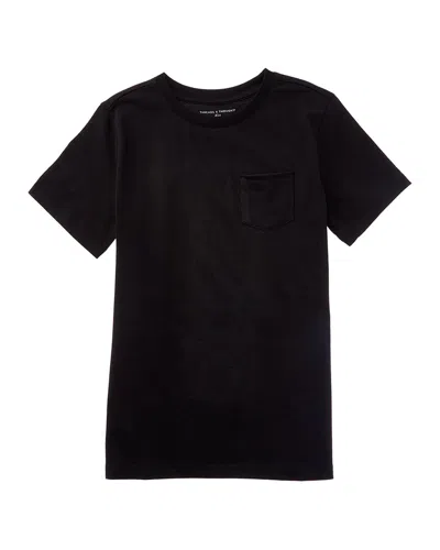 Threads 4 Thought Kids' Invincible Crew Neck Pocket In Black
