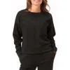 Threads 4 Thought Invincible Organic Cotton Blend Fleece Sweatshirt In Black