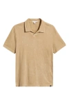 Threads 4 Thought Jared Mineral Wash Cotton Polo In Brown