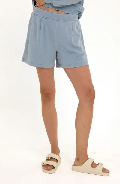 Threads 4 Thought Jessamina Organic Cotton Terry Cloth Shorts In Brown