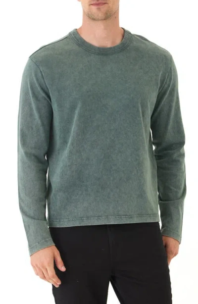 Threads 4 Thought John Mineral Wash Heavyweight Long Sleeve T-shirt In Green